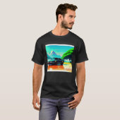 Synthwave Car outrun retrowave futuresynth scfi T-Shirt (Vorne ganz)