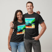 Synthwave Car outrun retrowave futuresynth scfi T-Shirt (Unisex)