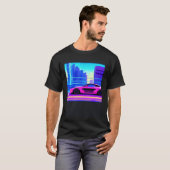 Synthwave Car outrun retrowave futuresynth scfi T-Shirt (Vorne ganz)