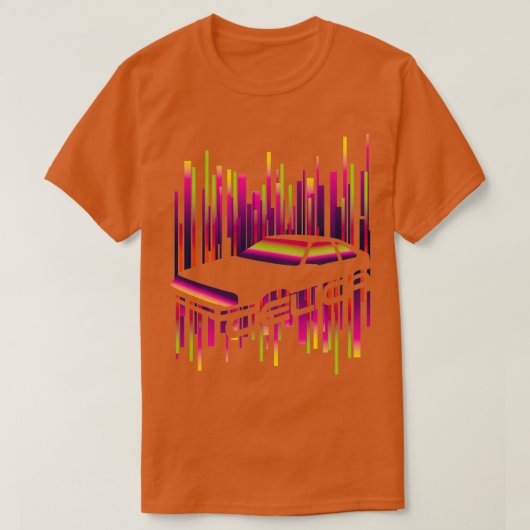 Synthwave Celica T-Shirt (Design vorne)