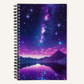 Synthwave Dream Journal Notizblock (Vorderseite)