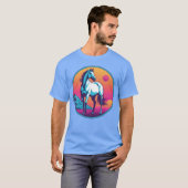 Synthwave Horgirl T-Shirt (Vorne ganz)