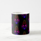 Synthwave Jackals Skull-Kaffee-Tasse Kaffeetasse (Mittel)