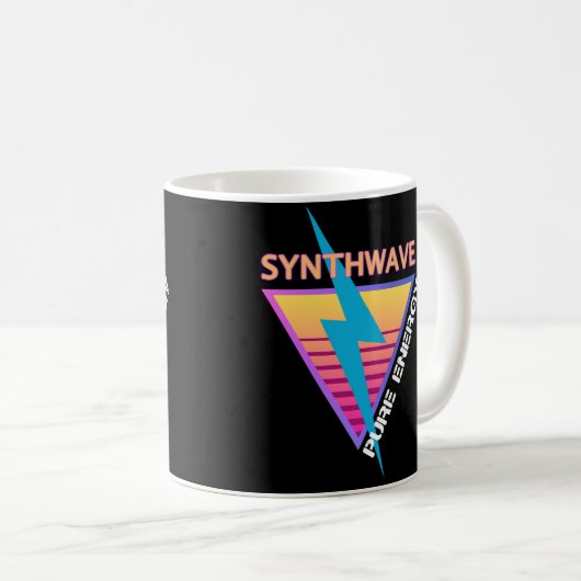 Synthwave Kaffeetasse (VorderseiteRechts)