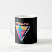 Synthwave Kaffeetasse (Vorderseite Links)