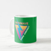 Synthwave Kaffeetasse (Vorderseite Links)