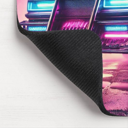 Synthwave Mad Max Apokalypse Car Mousepad (Ecke)