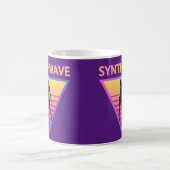 Synthwave Mädchen Kaffeetasse (Mittel)