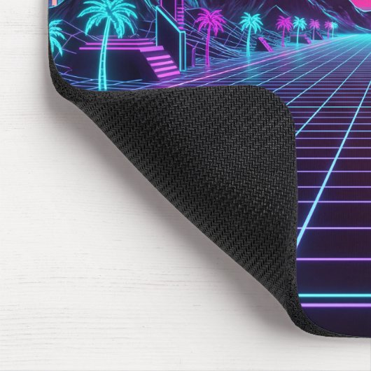 Synthwave-Mauspad Mousepad (Ecke)