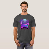 Synthwave Miata NB T-Shirt (Vorne ganz)