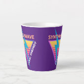 Synthwave Milchtasse (Vorderseite)