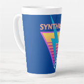 Synthwave Milchtasse (Linke Ecke)