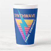 Synthwave Milchtasse (Vorderseite)