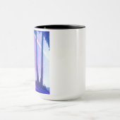 Synthwave-Motorrad-Tasse Tasse (Zentrum)