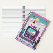 Synthwave Movie Journal Notizblock (Innen)