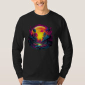 Synthwave Music Festival Forest T-Shirt (Vorderseite)