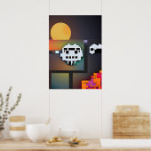 Synthwave Neuralität Modernist Poster (Küche)