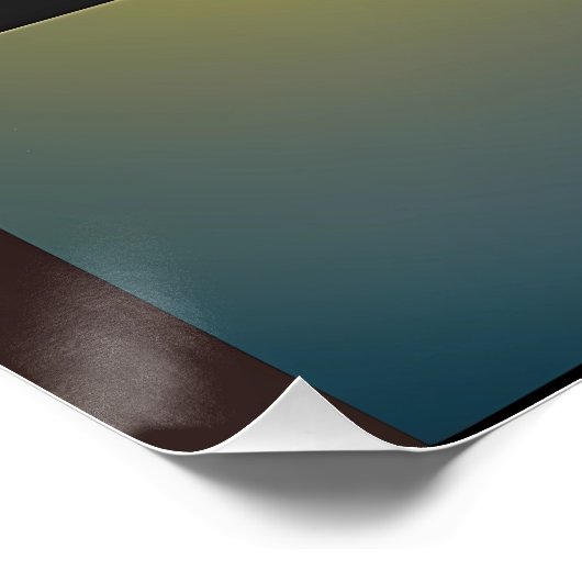 Synthwave Neurality Modernist II Poster (Ecke)