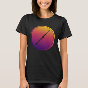 Synthwave Orchestra Instrument Retrowave Klarinett T-Shirt