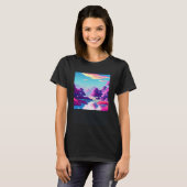 Synthwave outrun retrowave futuresynth sci 10 T-Shirt (Vorne ganz)
