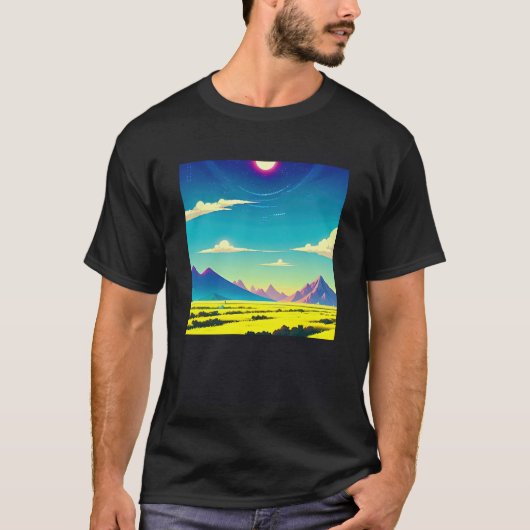 Synthwave-Outrun Retrowave-futuresynth sci 15 T-Shirt (Vorderseite)
