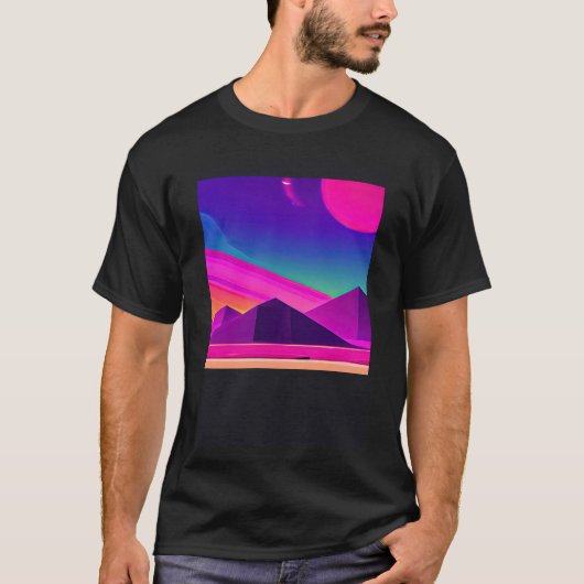 Synthwave-Outrun Retrowave-futuresynth sci 20 T-Shirt (Vorderseite)