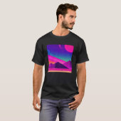 Synthwave-Outrun Retrowave-futuresynth sci 20 T-Shirt (Vorne ganz)