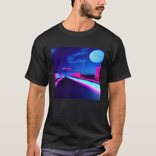 Synthwave-Outrun Retrowave-futuresynth sci 26 T-Shirt (Vorderseite)
