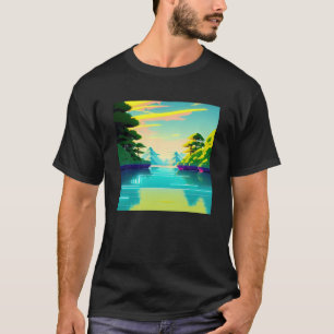 Synthwave outrun retrowave futuresynth sci 3 T-Shirt