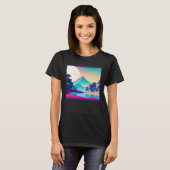 Synthwave outrun retrowave futuresynth sci 8 T-Shirt (Vorne ganz)