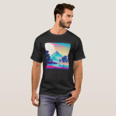 Synthwave outrun retrowave futuresynth sci 8 T-Shirt (Vorne ganz)