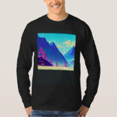 Synthwave outrun retrowave futuresynth sci fi 12 T-Shirt (Vorderseite)