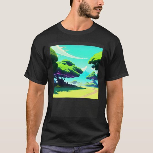 Synthwave outrun retrowave futuresynth sci fi 16 T-Shirt (Vorderseite)