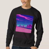 Synthwave outrun retrowave futuresynth sci fi 20 sweatshirt (Vorderseite)