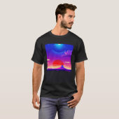 Synthwave outrun retrowave futuresynth sci fi 30 T-Shirt (Vorne ganz)