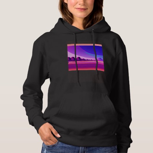 Synthwave outrun retrowave futuresynth sci fi  31 hoodie (Vorderseite)