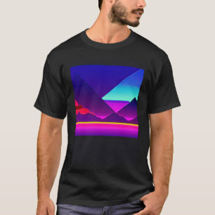 Synthwave-Outrun Retrowave-futuresynth sci fi 50 T-Shirt