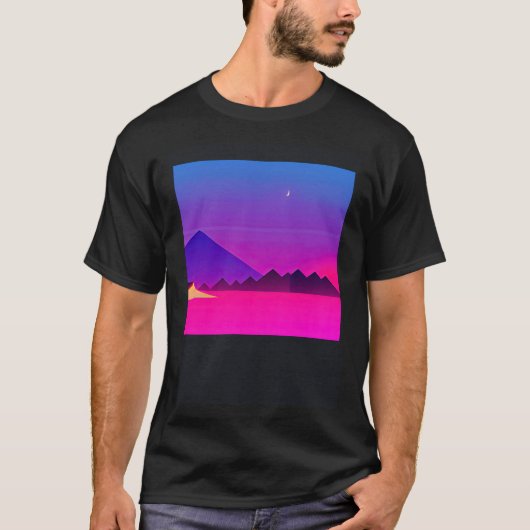 Synthwave-Outrun Retrowave-futuresynth sci fi 52 T-Shirt (Vorderseite)