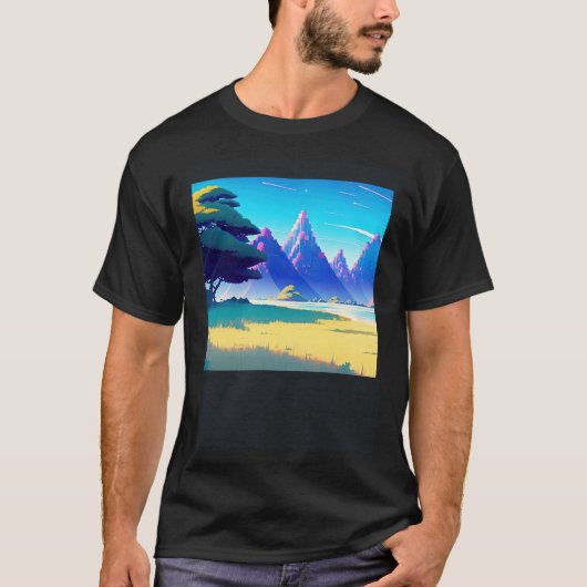 Synthwave-Outrun Retrowave-futuresynth sci fi 53 T-Shirt (Vorderseite)