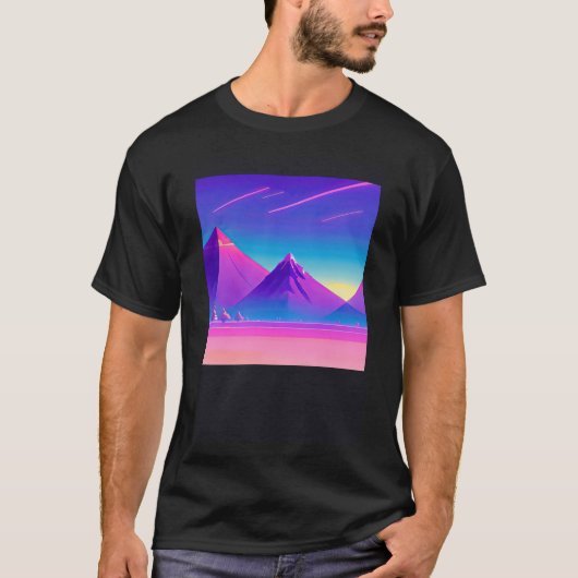 Synthwave outrun retrowave futuresynth sci fi 78 T-Shirt (Vorderseite)