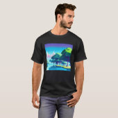 Synthwave outrun retrowave futuresynth sci fi 80 T-Shirt (Vorne ganz)