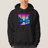 Synthwave outrun retrowave futuresynth sci fi  81 hoodie (Vorderseite)