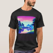 Synthwave outrun retrowave futuresynth sci fi 81 T-Shirt (Vorderseite)
