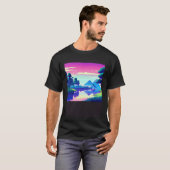 Synthwave outrun retrowave futuresynth sci fi  81 T-Shirt (Vorne ganz)
