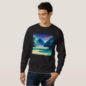 Synthwave outrun retrowave futuresynth sci fi  82 sweatshirt (Vorne ganz)
