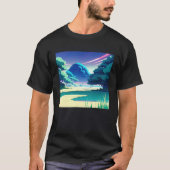 Synthwave outrun retrowave futuresynth sci fi 82 T-Shirt (Vorderseite)