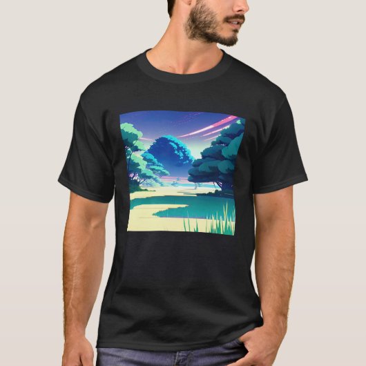 Synthwave outrun retrowave futuresynth sci fi  82 T-Shirt (Vorderseite)