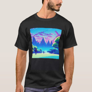 Synthwave outrun retrowave futuresynth sci fi 89 T-Shirt