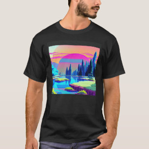 Synthwave Outrun Retrowave Futuresynth Science-Fic T-Shirt