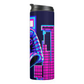 Synthwave-Pharao Thermosbecher (Nach rechts gedreht)